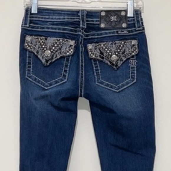 Miss Me Denim - EUC Miss Me Mid-Rise Boot Size 25